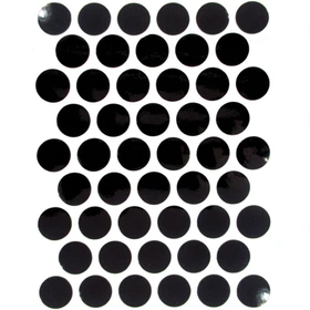 برچسب روی پیچ مدل MDF مشکی